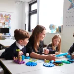 Chart showing Texas EMAT ordering and payment process for approved instructional materials