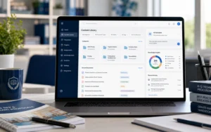 Education proposal content library dashboard for managing K-12 RFP and grant response content efficiently
